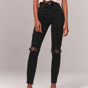 Abercrombie Ankle Straight Ultra High Rise Size 26